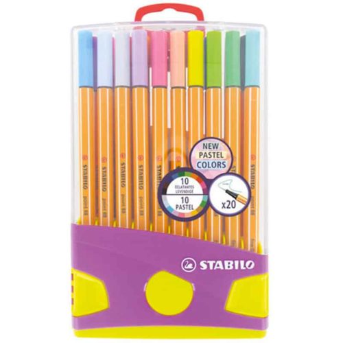 Stabilo Point 88 Pastelparade (20 stuks)