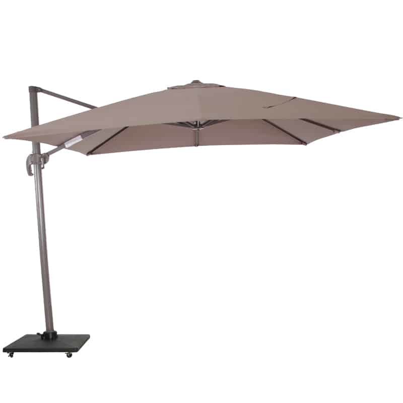 Parasolvoet 90kg met wielen (80x80cm) antraciet - Afbeelding 2