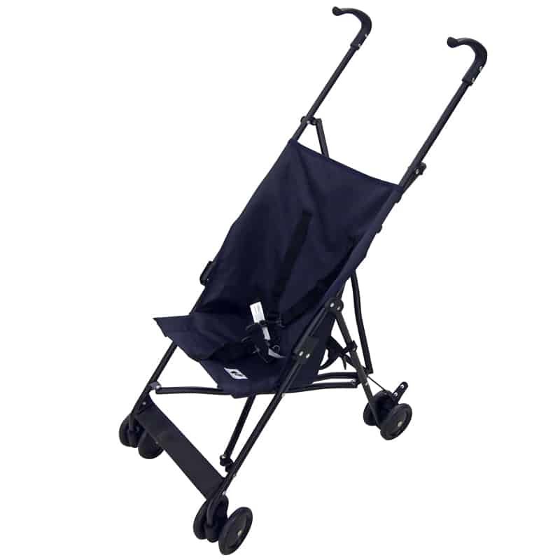 Baby buggy met vaste rug