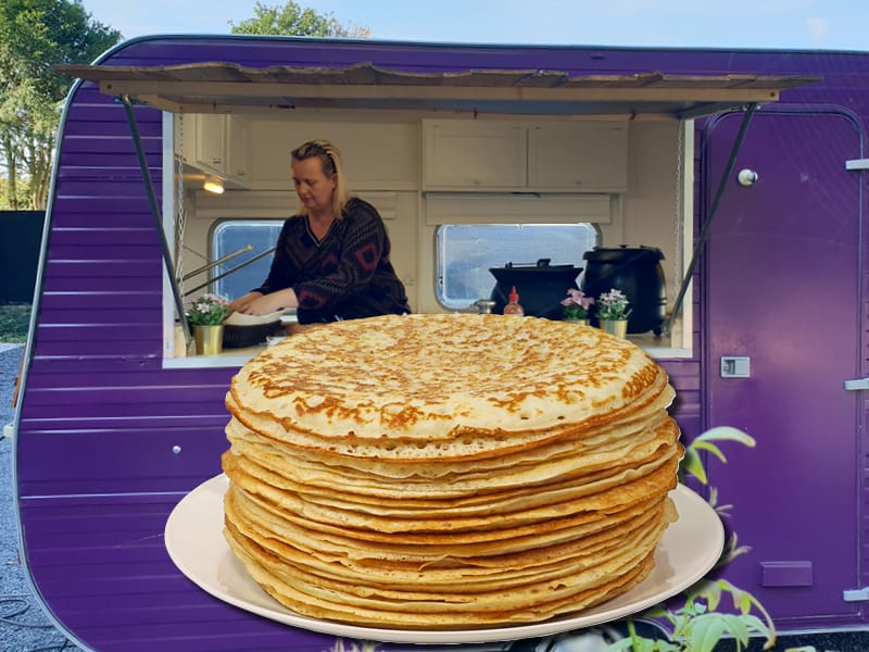 Jubileum beeld pannenkoeken