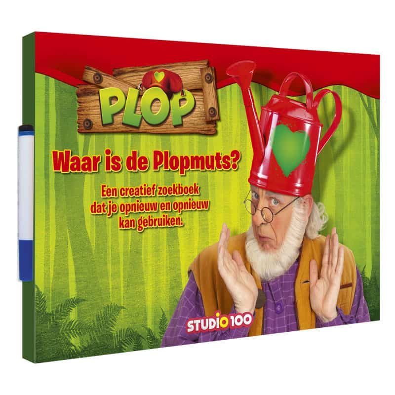 Plop kartonboek met pen 'Waar is de plopmuts?'
