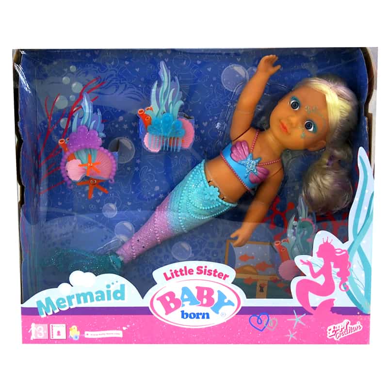 baby born mermaid sister
