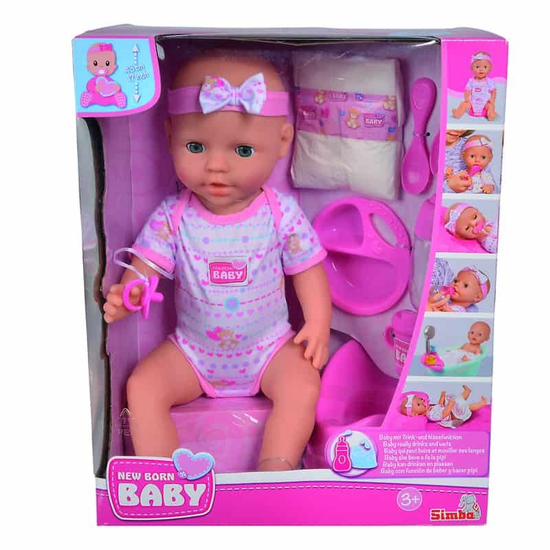 New Born Babypop meisje (43cm) - Afbeelding 2