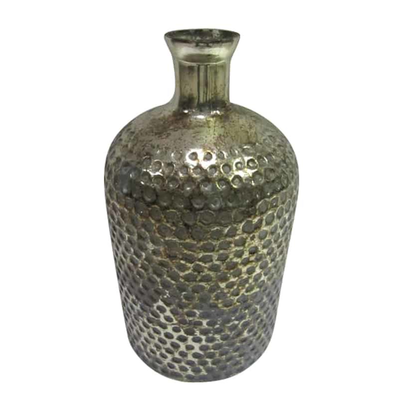 Vaas/fles 2-tone 18xH31cm koper