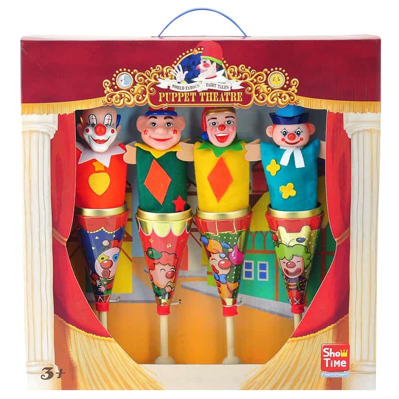 Pop-up figuren in metaal - Clowns