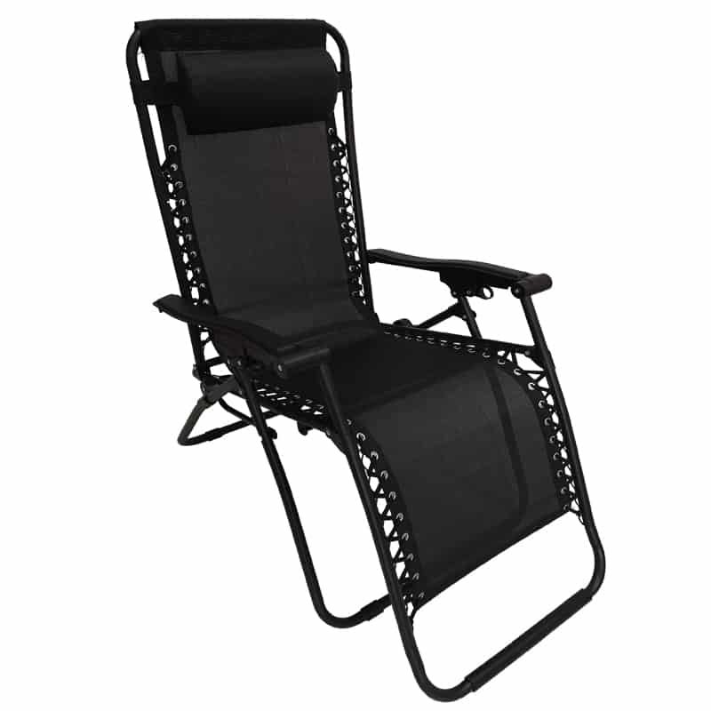 Relaxstoel zwart - Afbeelding 3