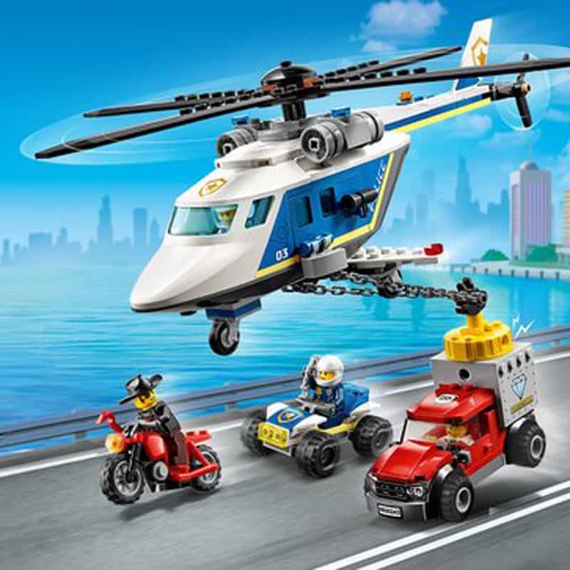 Lego City Politiehelikopter achtervolging - Afbeelding 3