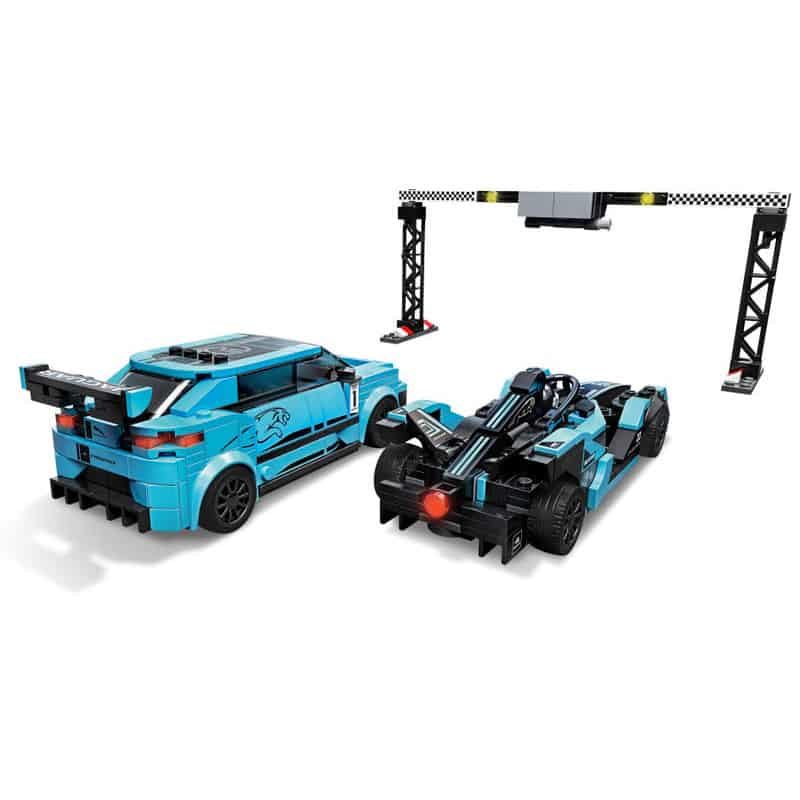 Lego Speed Champions: Formula E Panasonic Jaguar Racing GEN2 car & Jaguar I-PACE eTROPHY - Afbeelding 8