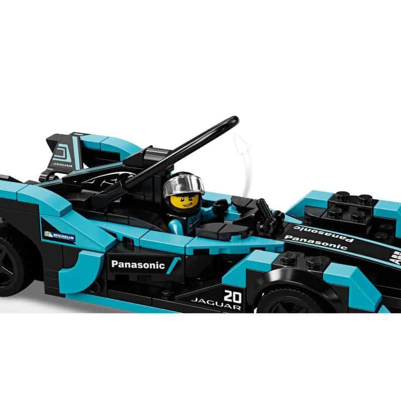 Lego Speed Champions: Formula E Panasonic Jaguar Racing GEN2 car & Jaguar I-PACE eTROPHY - Afbeelding 7