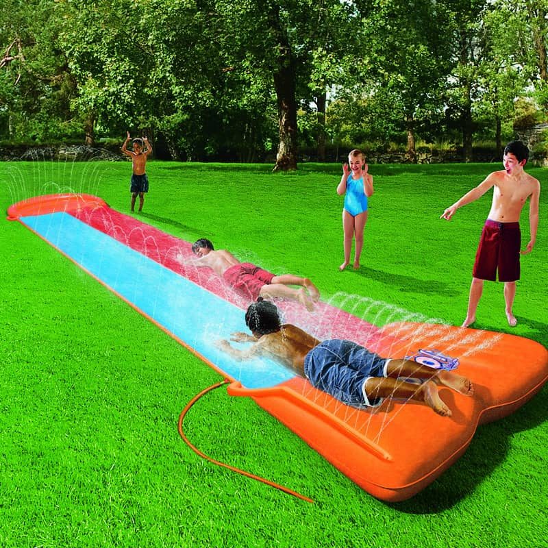 Double Slide 549cm met speed ramp - Afbeelding 2