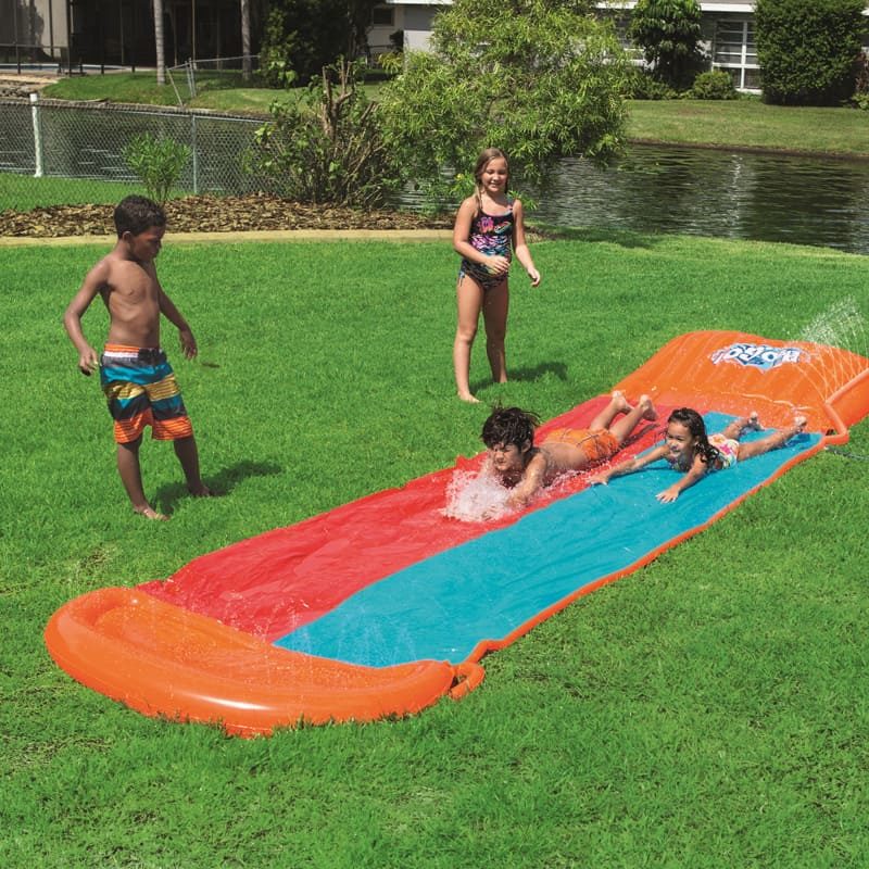 Double Slide 549cm met speed ramp