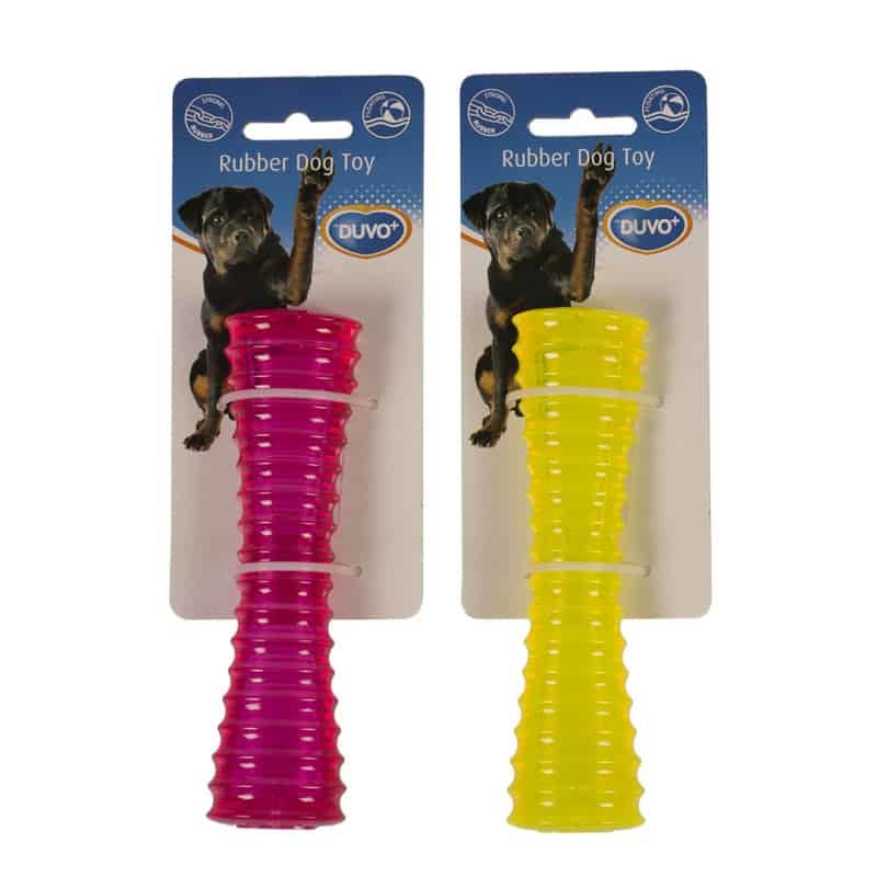 Duvo+ Rubber apporteerstick 15cm