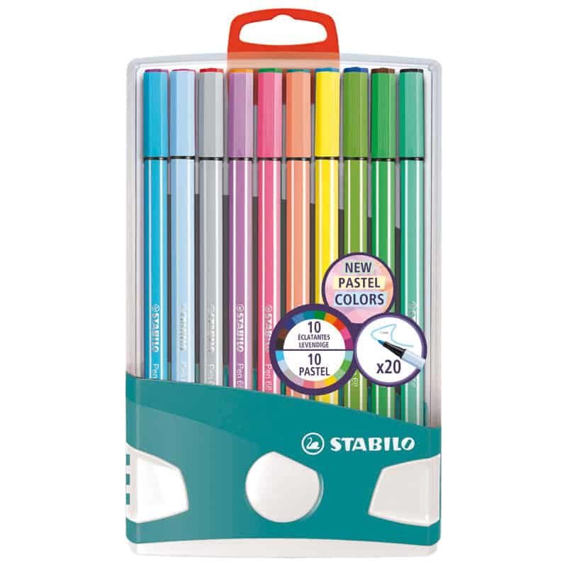 Stabilo Pen 68 Pastelparade (20 stuks)