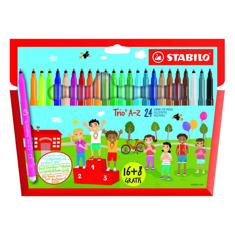 Stabilo Trio A-Z 24 stiften