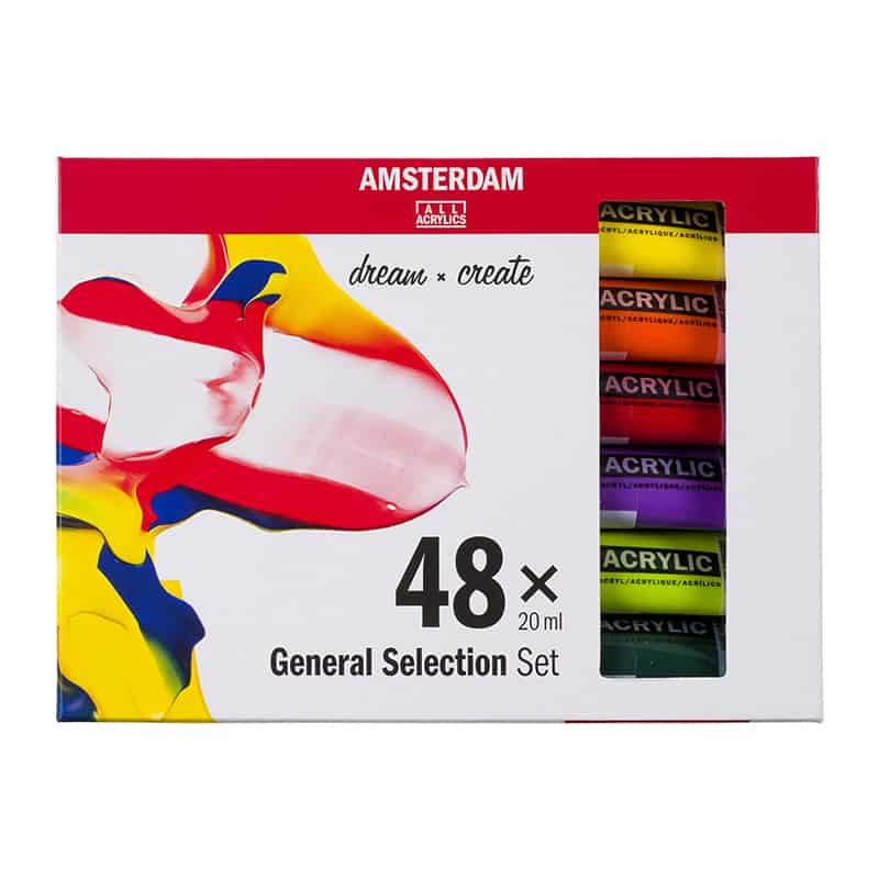 Talens Amsterdam acryl 48x20ml - Afbeelding 2