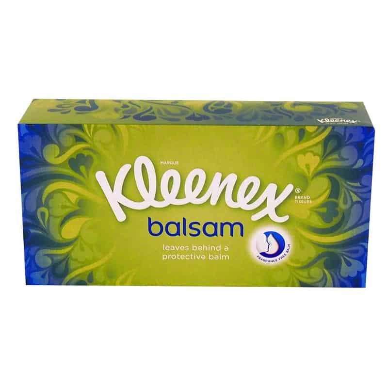 Kleenex balsam box