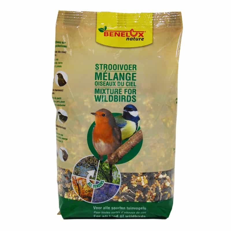 Strooivoer 1kg voor vrije natuurvogels