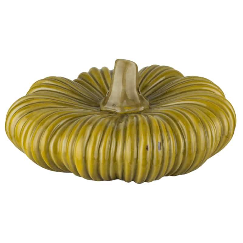 Pompoen stripes ø15,5cm oranje