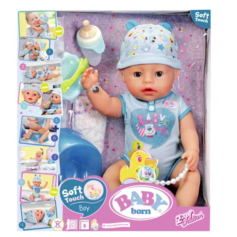 Zapf Baby born Soft Touch Girl (43cm) - Afbeelding 4