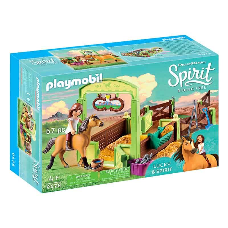 Playmobil® Spirit: Lucky & Spirit met paardenbox (9478)