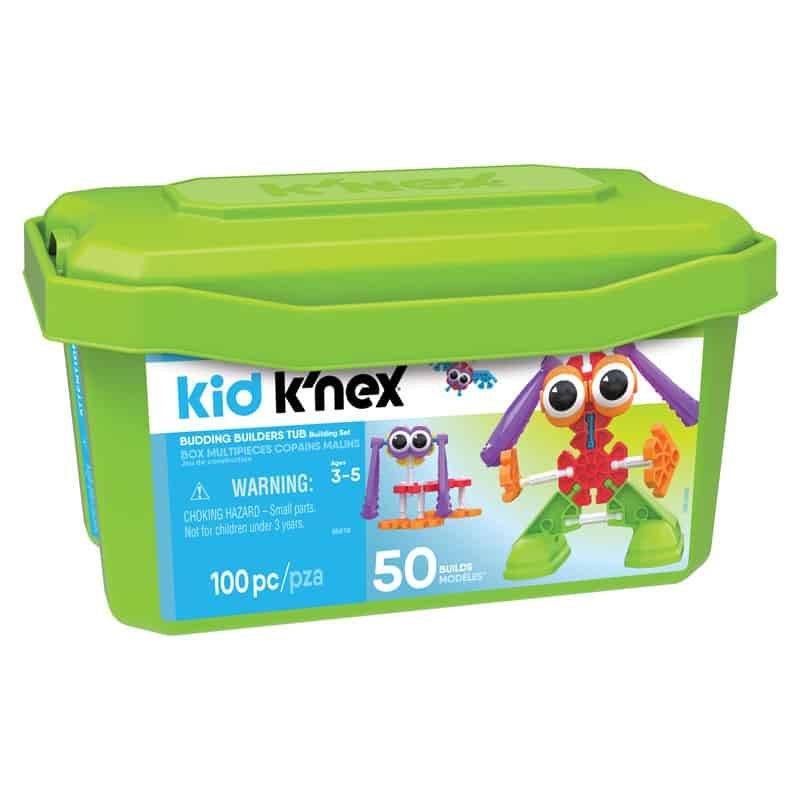 Kid Knex "Budding builders Tub" 100st/50 models