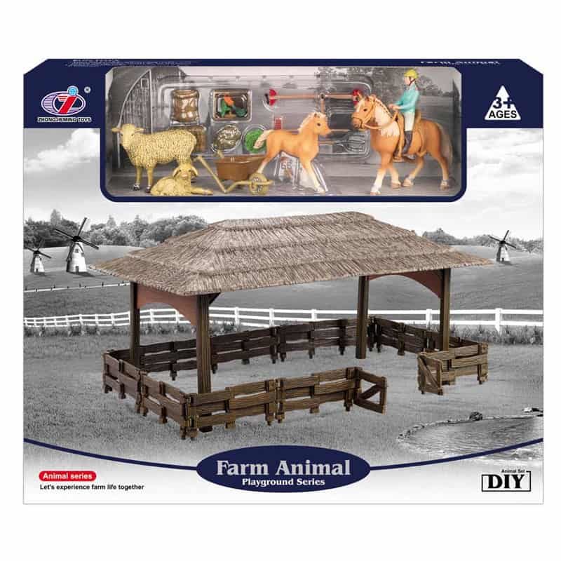 Stal met dieren & accessoires - Afbeelding 2