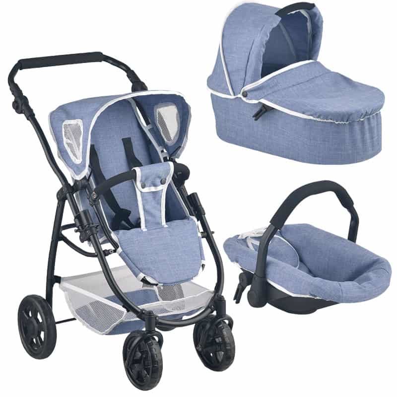 Poppenwagen 3 in 1