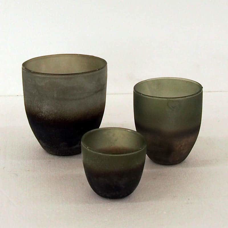 Theelichthouder Tonic (10xH9cm) grijs - Afbeelding 2