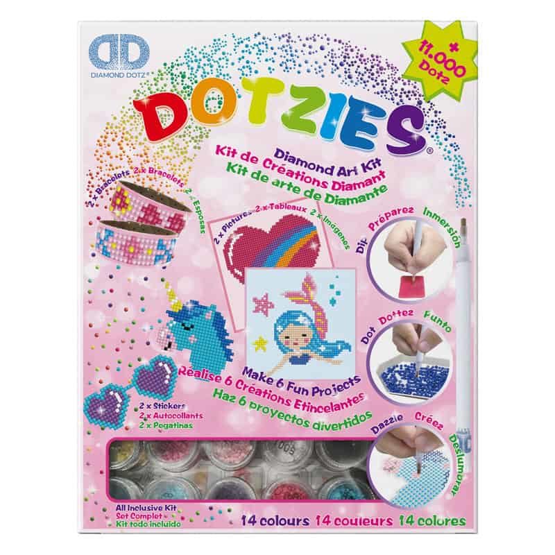 Diamond Dotzies mega pack 6-delig - roze