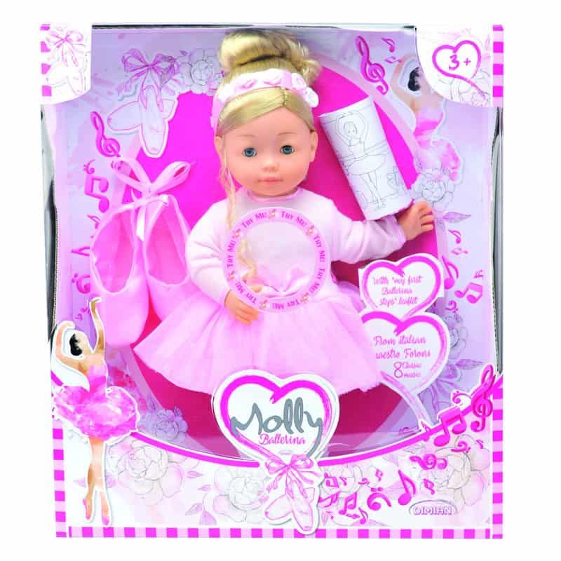 Bambolina Molly Ballerina pop (40cm)