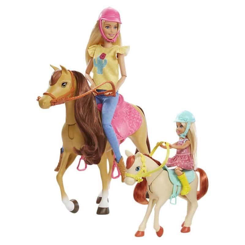 Barbie & Chelsea met paarden