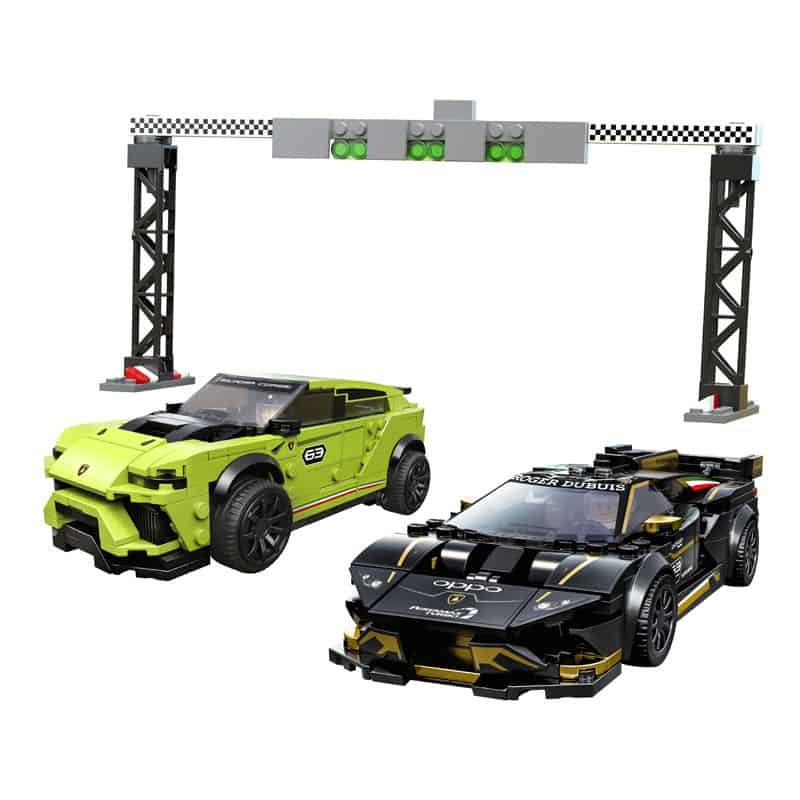 Lego Speed Champions Lamborghini Urus ST-X & Lamborghini Huracán Super Trofeo EVO - Afbeelding 2