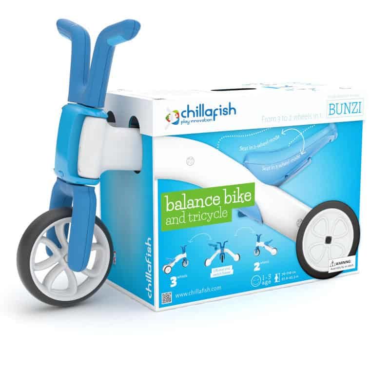Chillafish Driewieler & loopfiets Bunzi (2 in 1) blauw - Afbeelding 2
