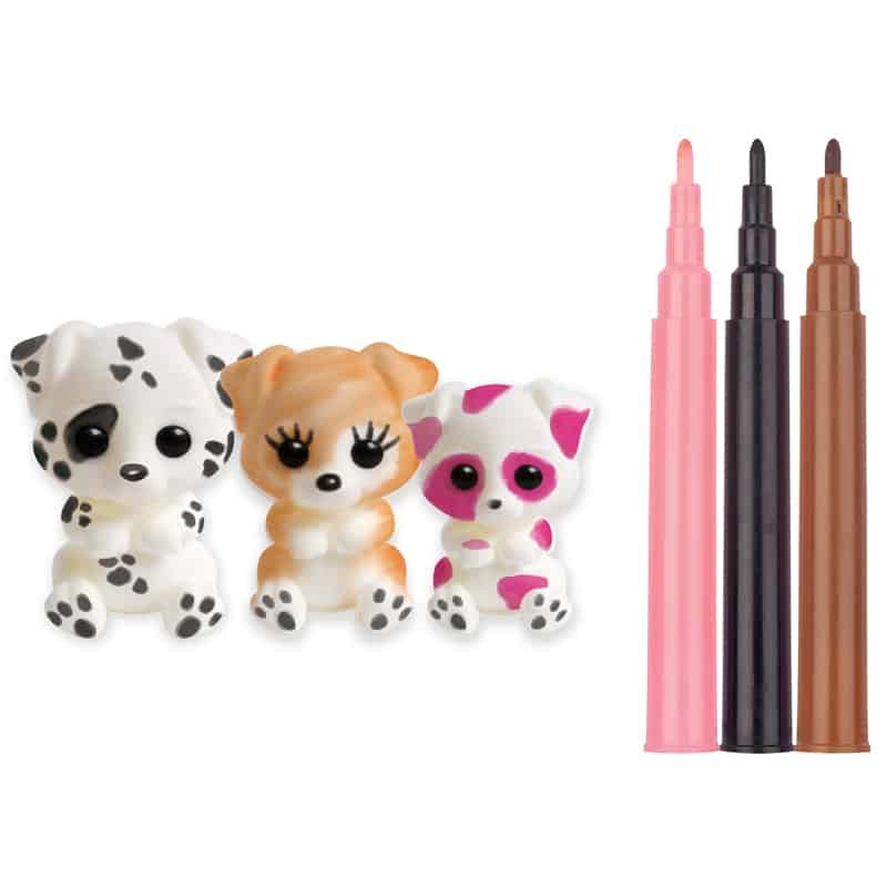 Fuzzikins 3 hondjes met bedje - Afbeelding 4