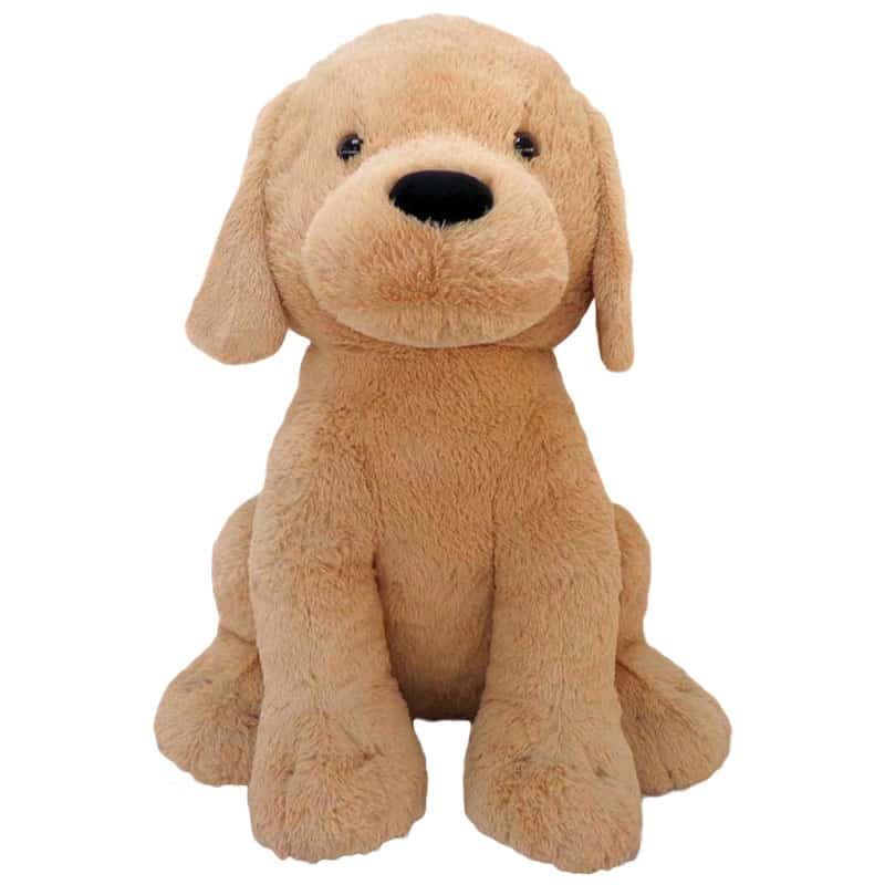 Hond zittend pluche (80cm)