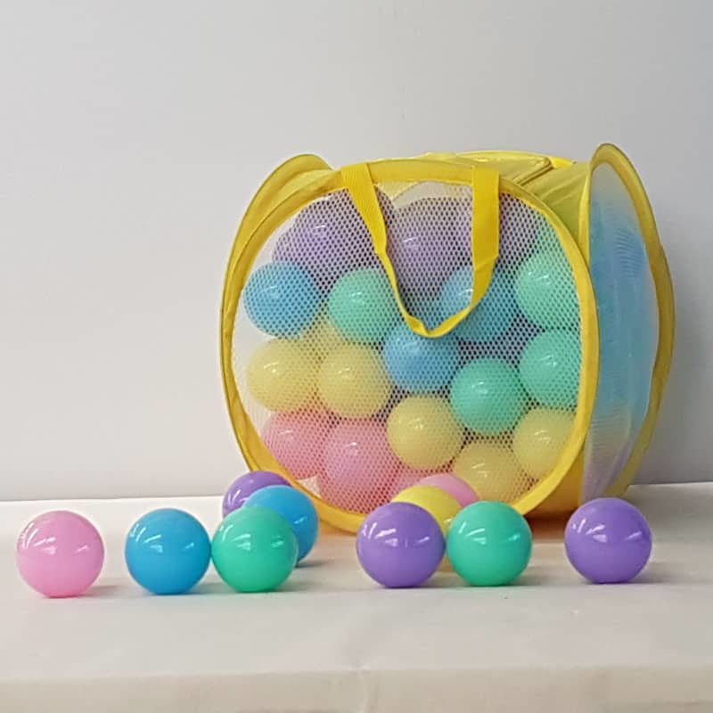 Lanstin 100 ballen - 6cm pastel
