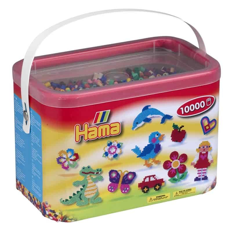 Hama Emmer met 10000 midi parels kleurenmix
