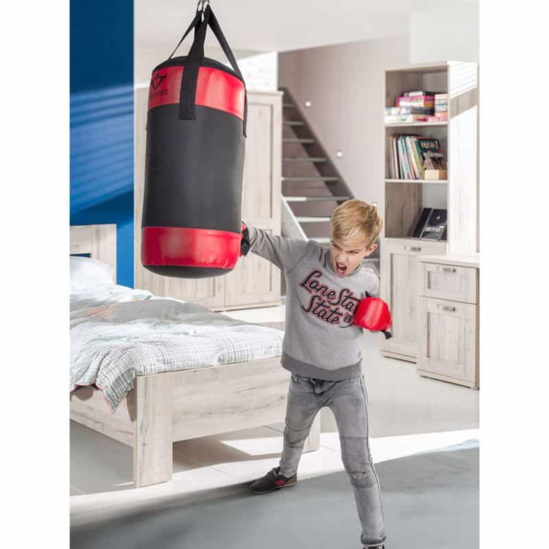 Bokszak 50cm met 2 handschoenen - Afbeelding 2