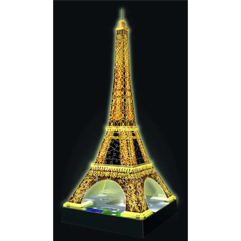 Ravensburger 3D Puzzel Eifeltoren Night Edition - Afbeelding 2