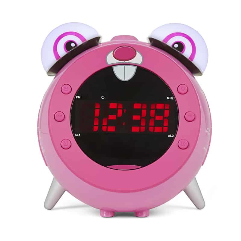 Nikkei wekkerradio roze