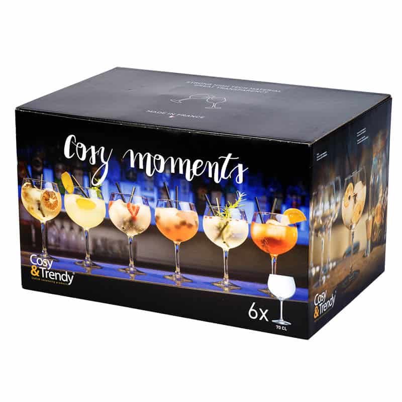 Cosy Moments Set cocktailglas-gin (70cl) - 6 stuks - Afbeelding 3