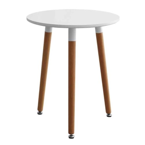 Bijzettafel (ø50xH60cm) wit