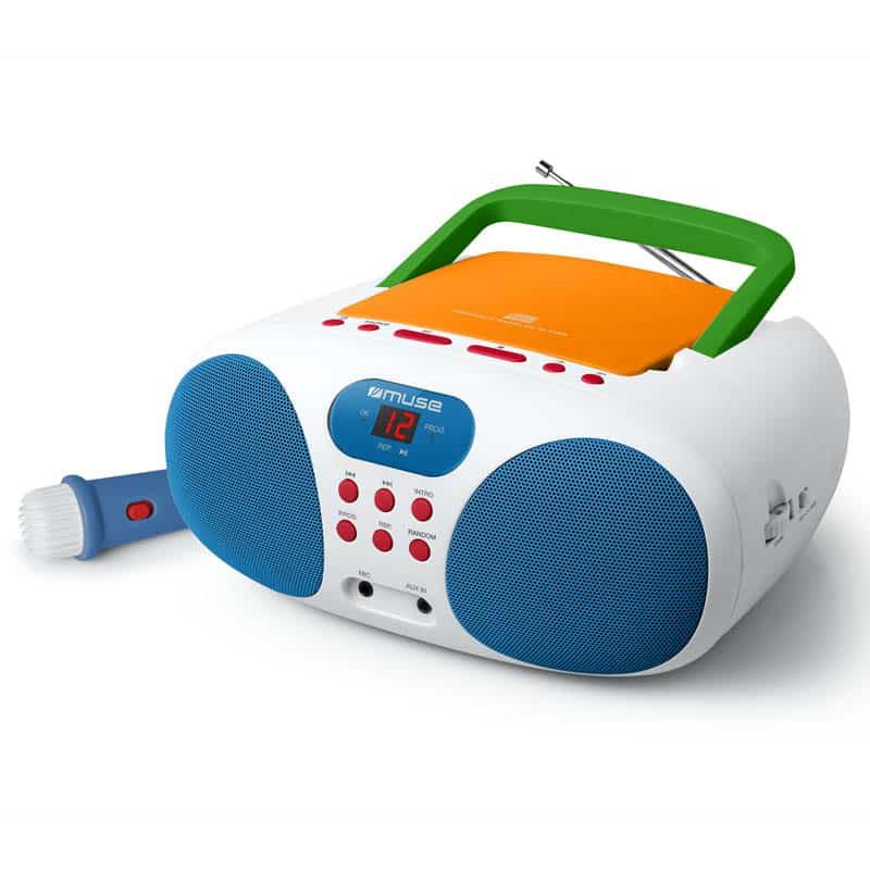 Muse draagbare radio-CD speler - multicolor