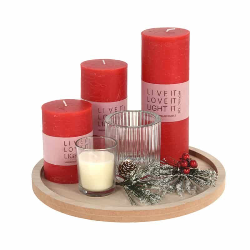Kaarsen cadeauset 7-delig