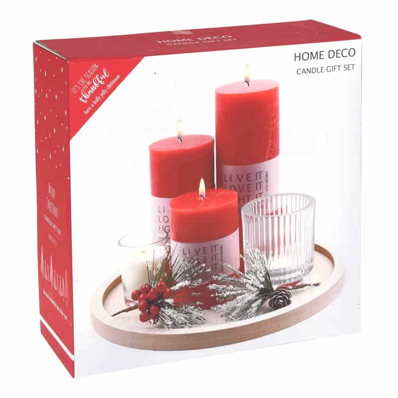 Kaarsen cadeauset 7-delig - Afbeelding 2