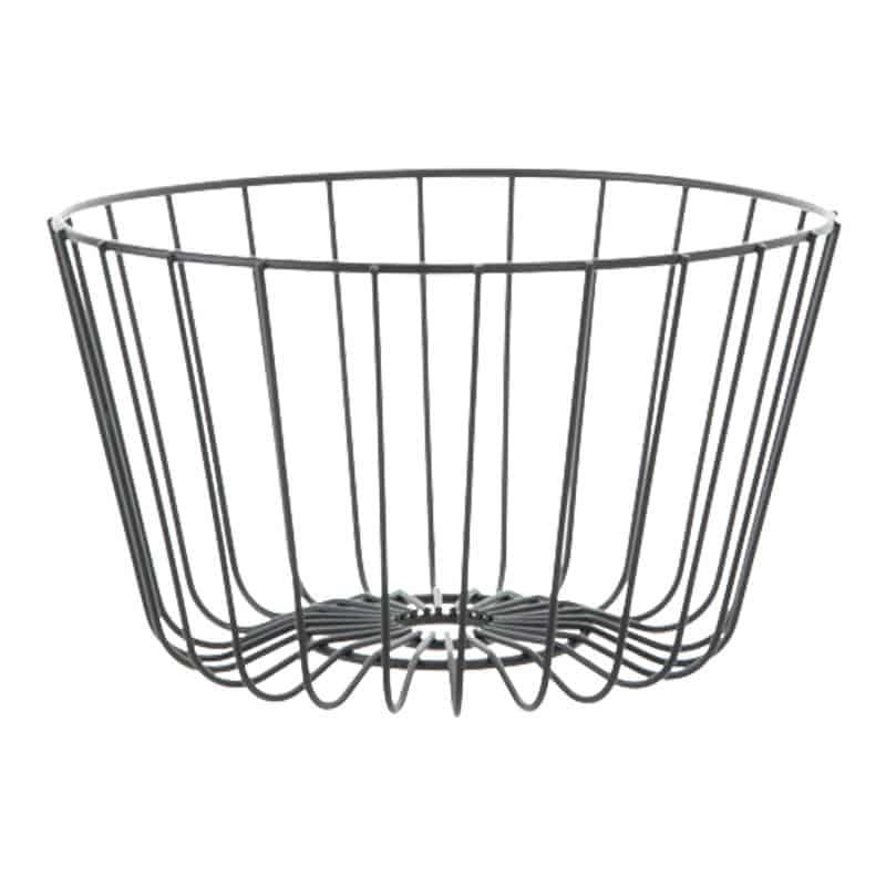 Fruitmand zwart (24cm)