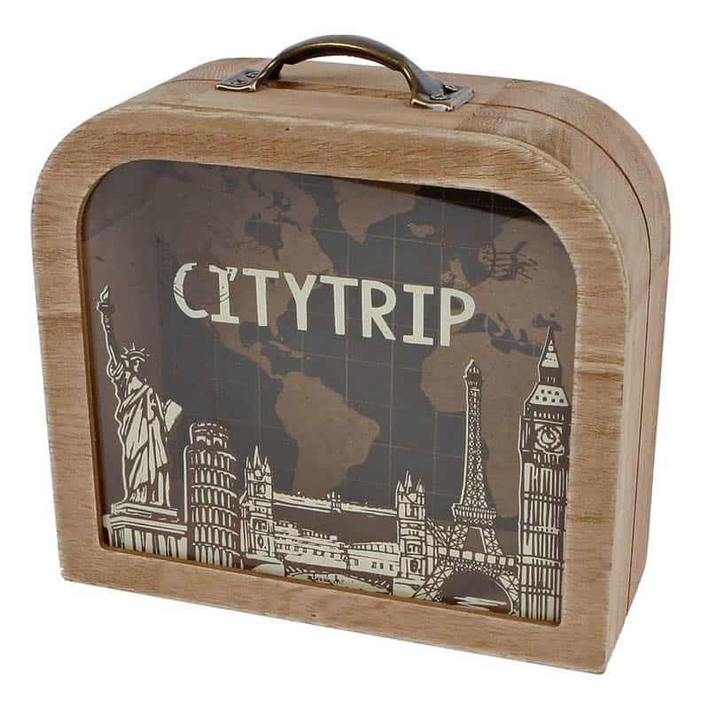Spaarpot Citytrip (18x16x17cm)