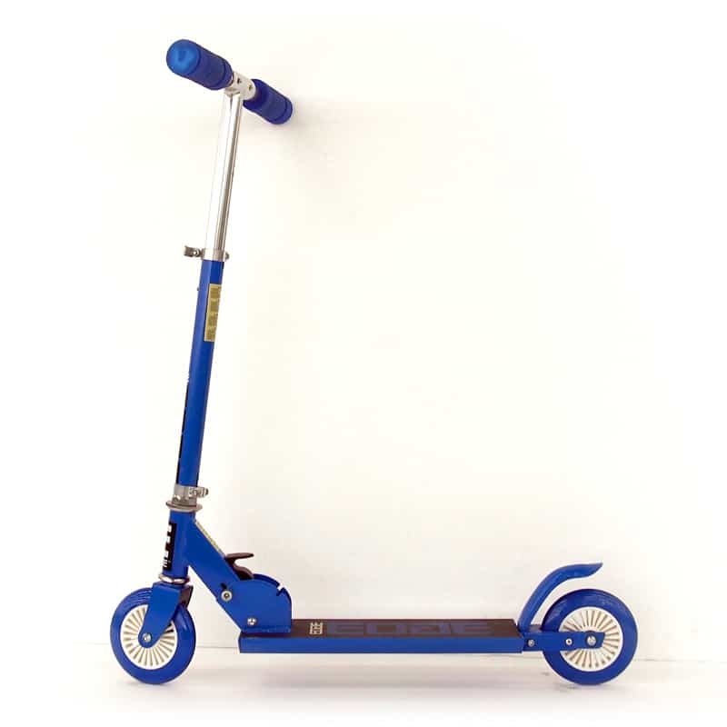 Cruiser scooter blauw met grote wielen