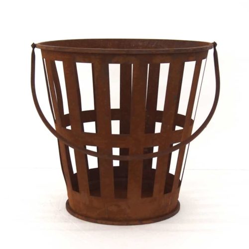 Vuurkorf metaal dia39cm met handgreep roest