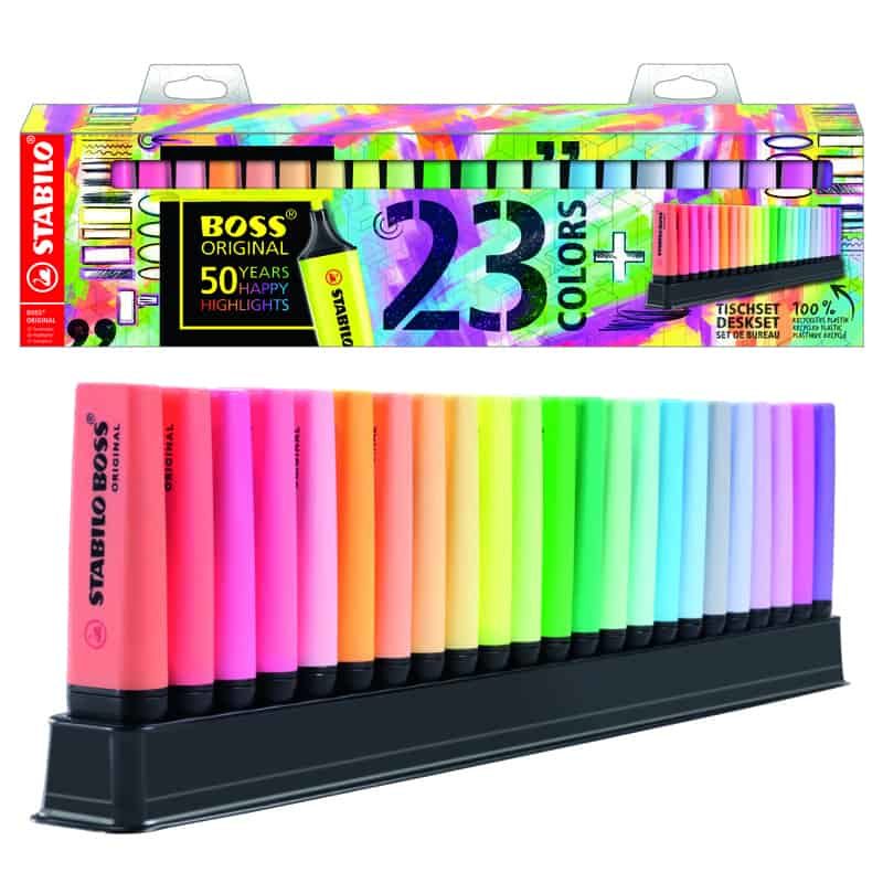Stabilo Boss Markeerstiften Deskset 23st.